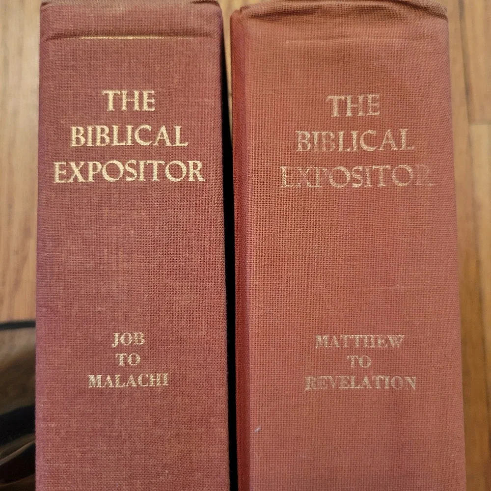 Biblical Expositor Job - Malachi Matthew - Revelation Vol II III Study Reference